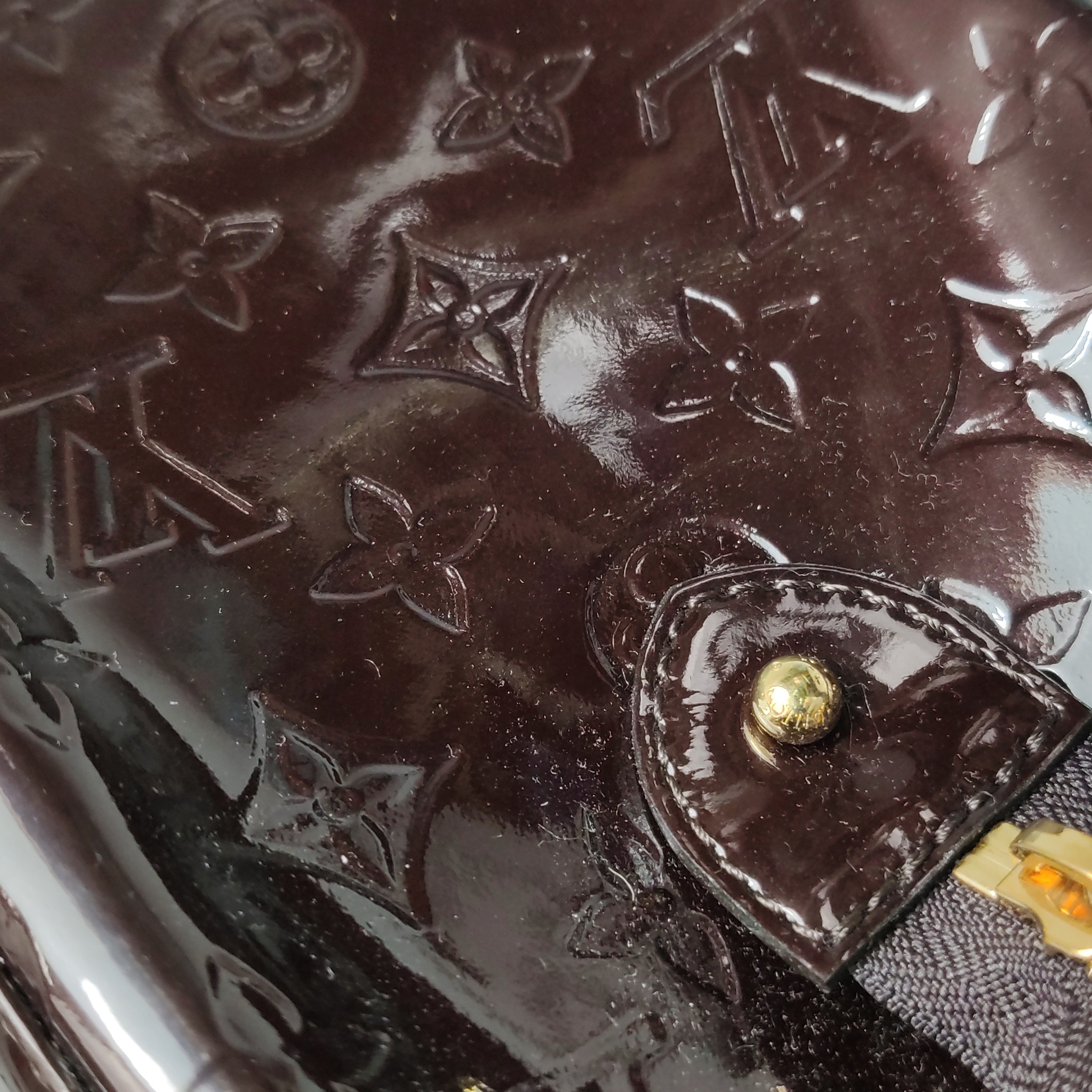 Louis Vuitton(LV) Brea Handbag Monogram Vernis MM — photo 14 of 23
