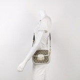 Gucci Horsebit 1955 Shoulder Bag GG Coated Canvas with Leather Small — thumbnail 2