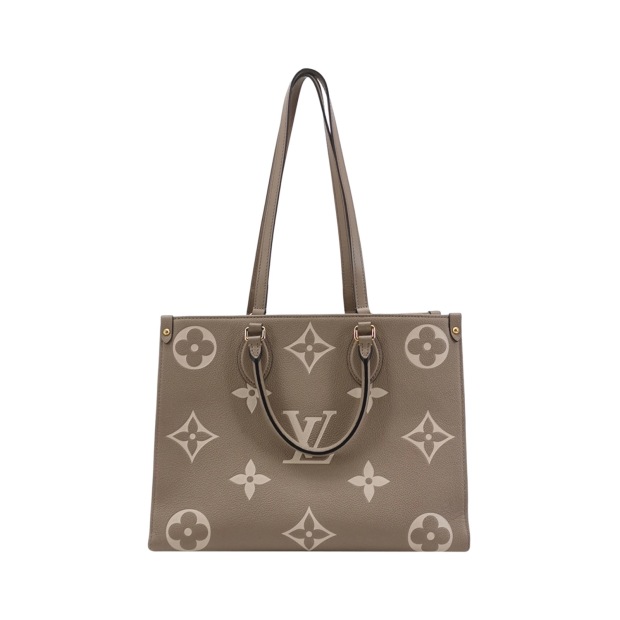 Louis Vuitton(LV) OnTheGo Tote Bicolor Monogram Empreinte Giant MM — pre-owned, Vierlot