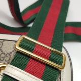 Gucci Horsebit 1955 Shoulder Bag GG Coated Canvas with Leather Small — thumbnail 16