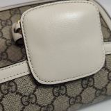 Gucci Horsebit 1955 Shoulder Bag GG Coated Canvas with Leather Small — thumbnail 8