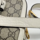 Gucci Horsebit 1955 Shoulder Bag GG Coated Canvas with Leather Small — thumbnail 12