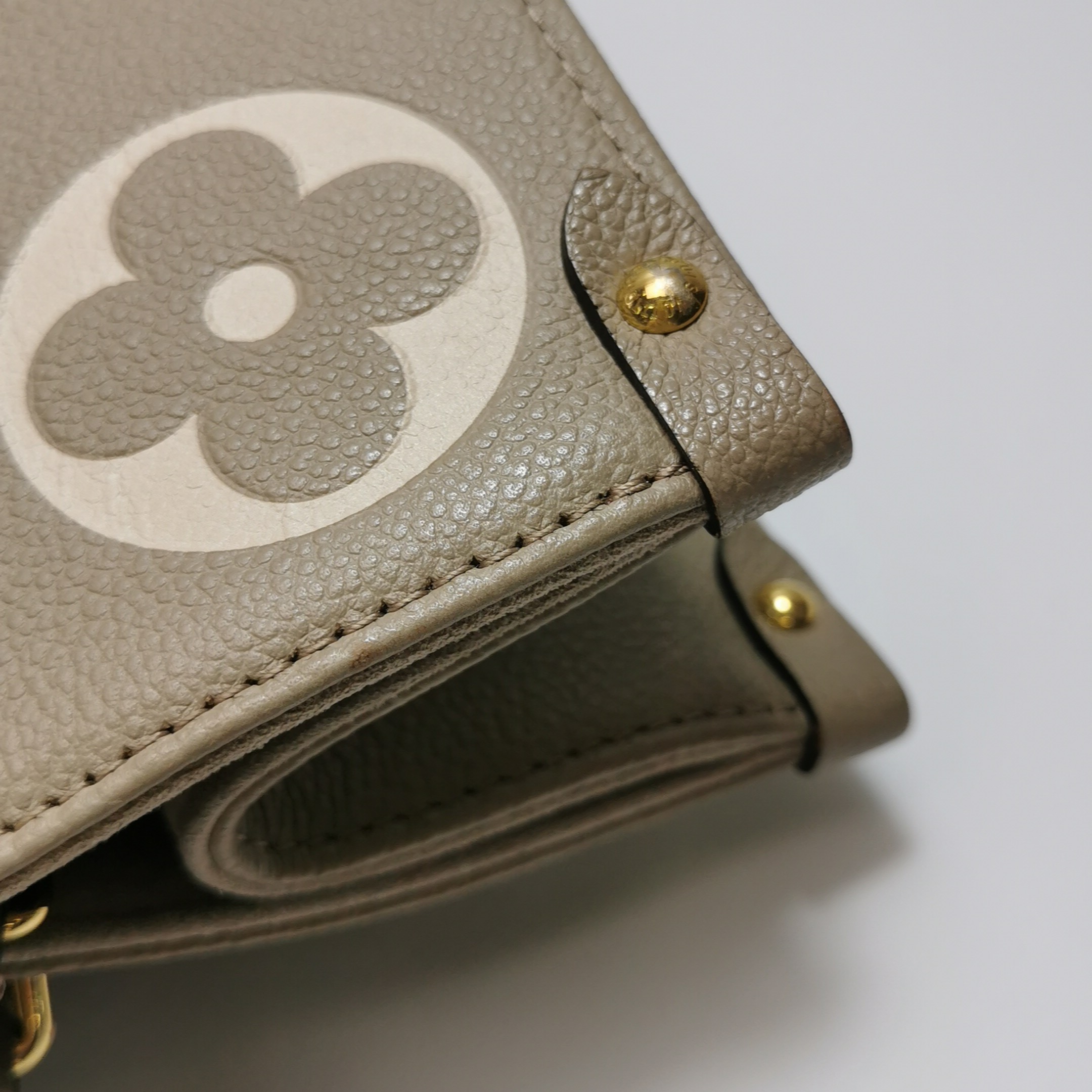 Louis Vuitton(LV) OnTheGo Tote Bicolor Monogram Empreinte Giant MM — photo 11 of 16