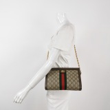 Gucci Ophidia Chain Shoulder Bag GG Coated Canvas Medium — thumbnail 2