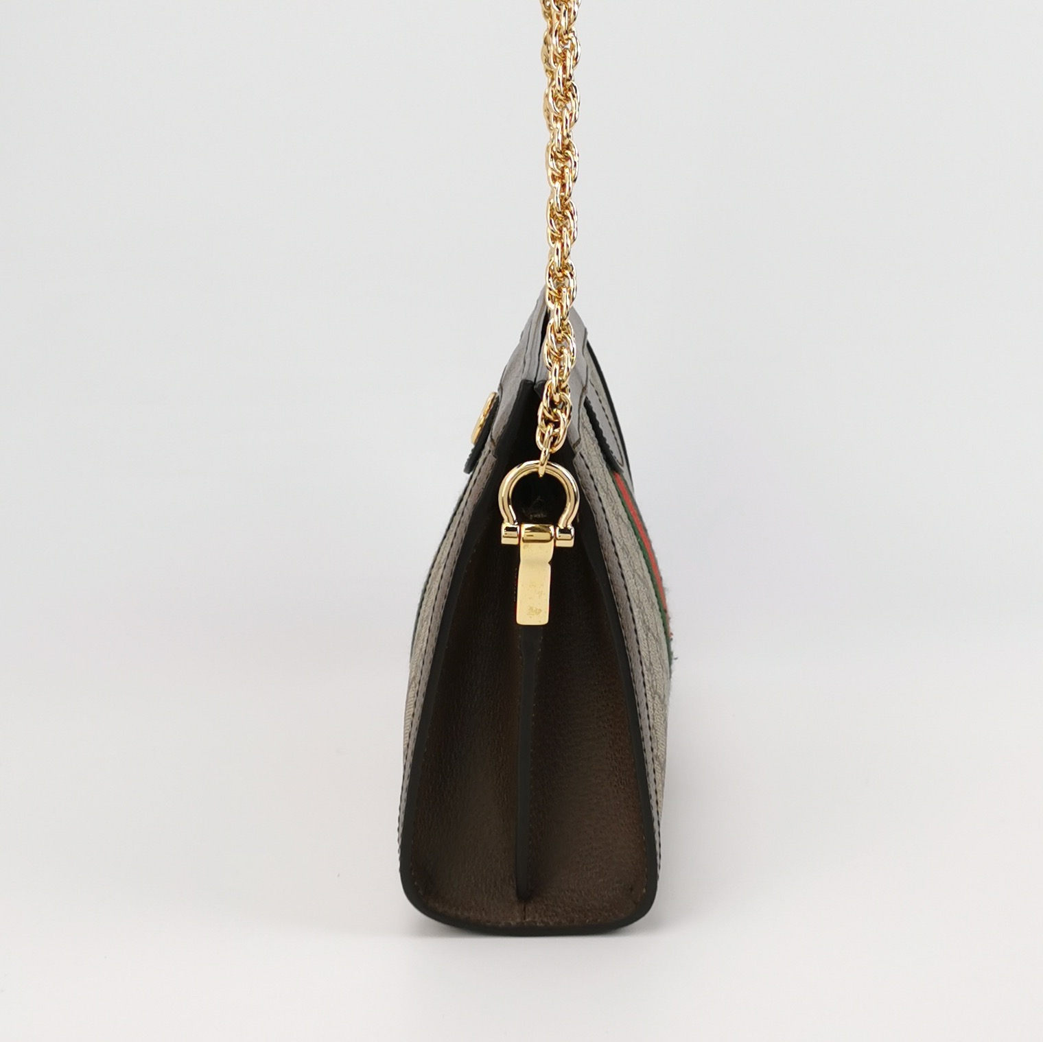 Gucci Ophidia Chain Shoulder Bag GG Coated Canvas Medium — photo 3 of 13