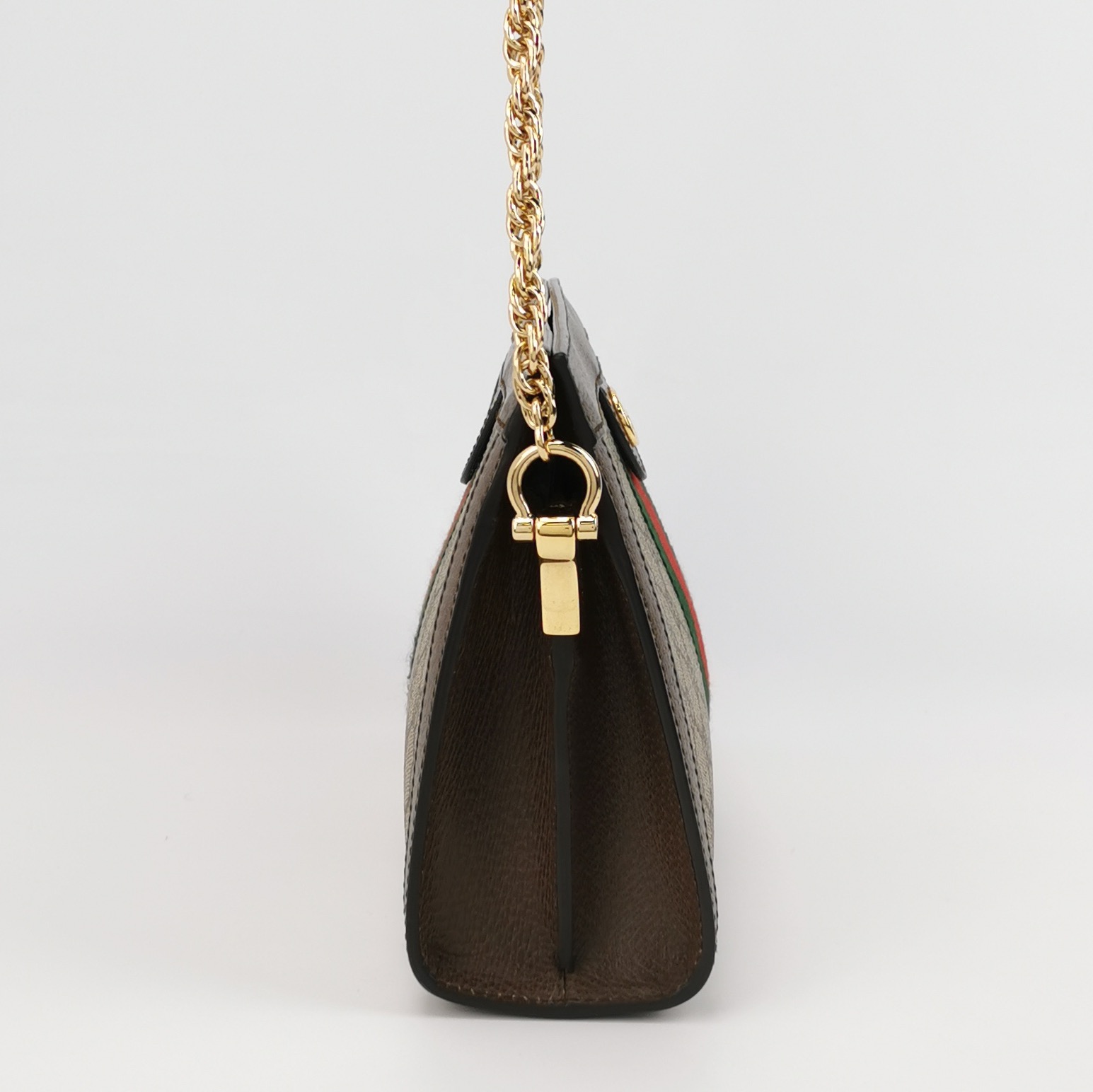 Gucci Ophidia Chain Shoulder Bag GG Coated Canvas Medium — photo 4 of 13