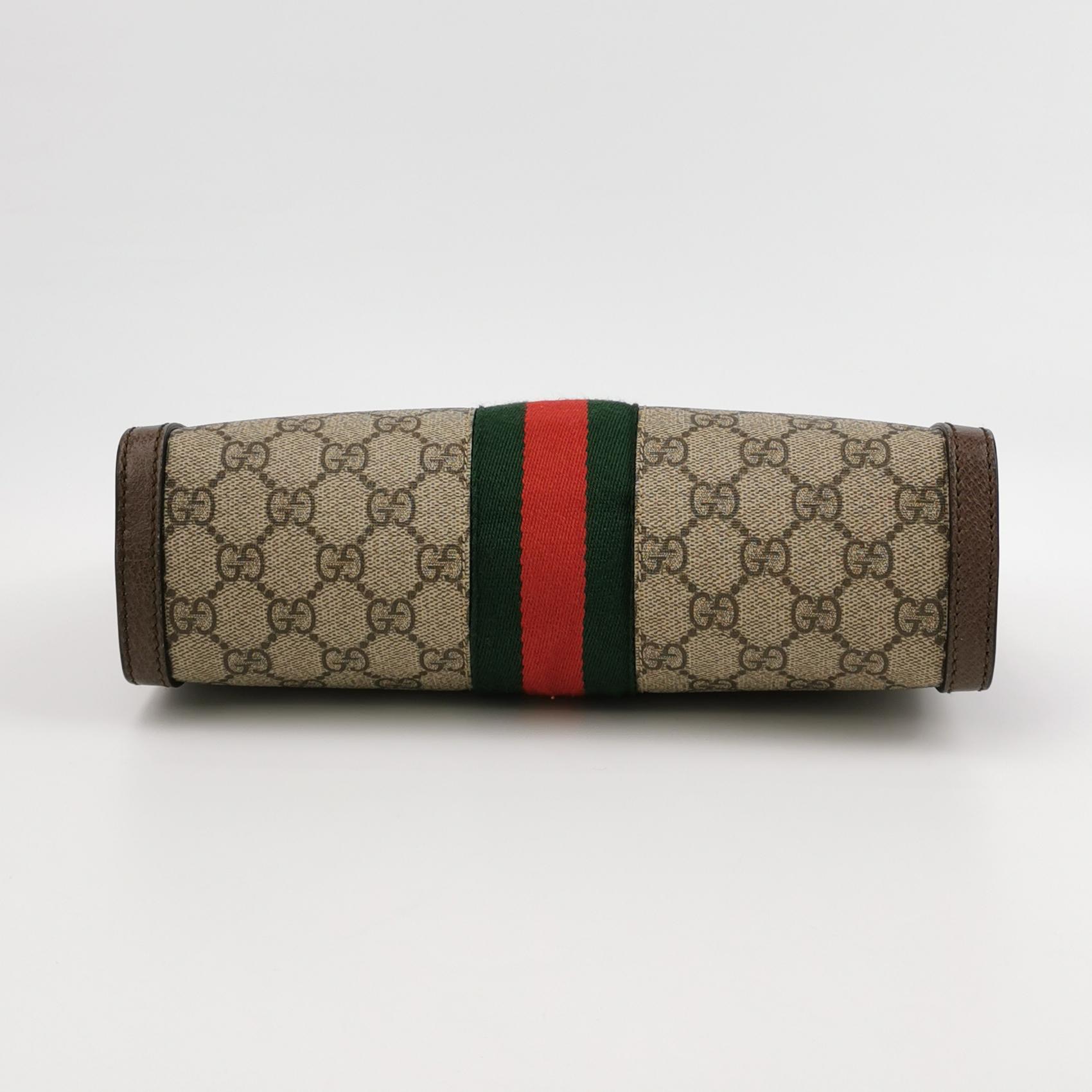 Gucci Ophidia Chain Shoulder Bag GG Coated Canvas Medium — photo 6 of 13