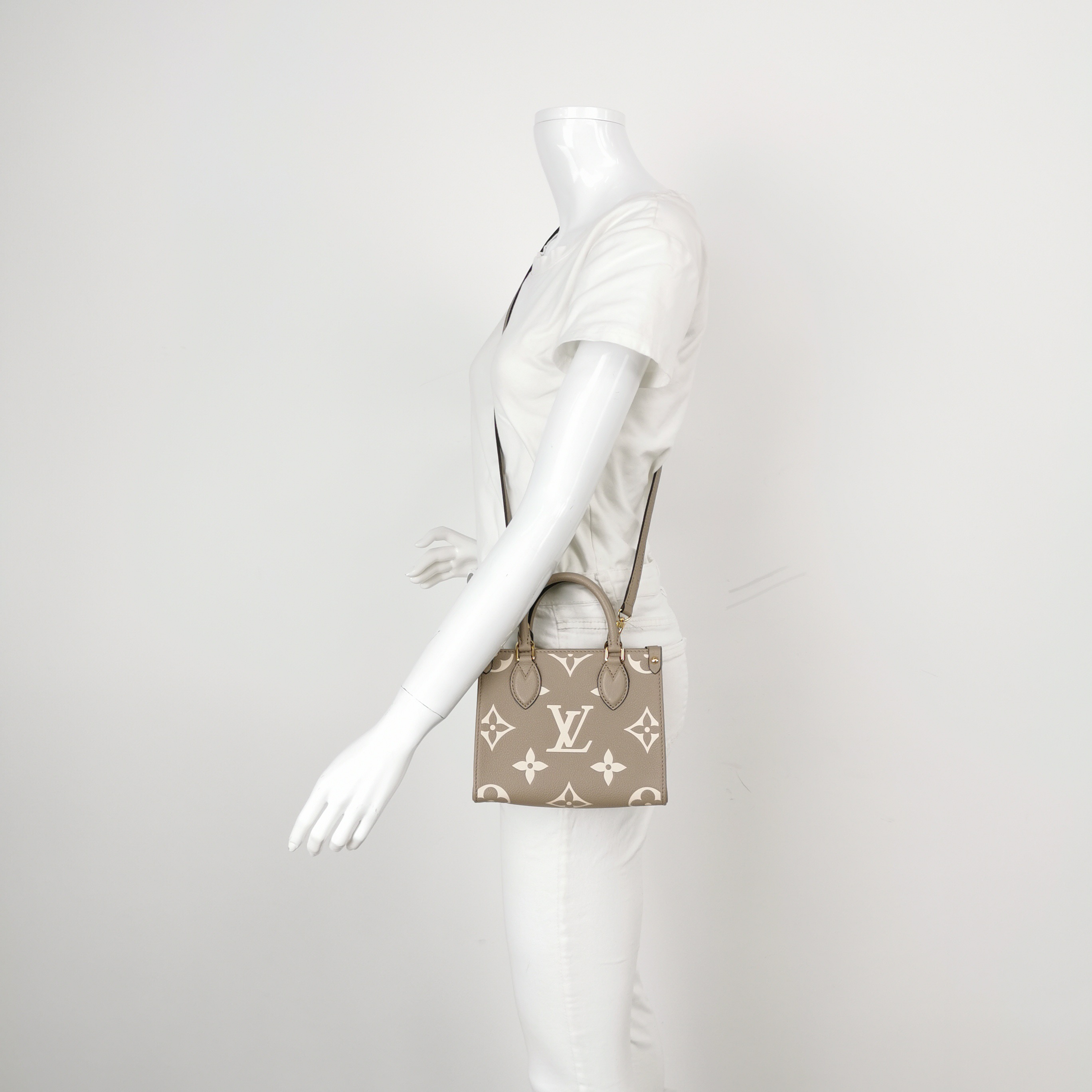 Louis Vuitton(LV) OnTheGo Tote Bicolor Monogram Empreinte Giant BB — alternate view