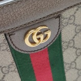 Gucci Ophidia Chain Shoulder Bag GG Coated Canvas Medium — thumbnail 10