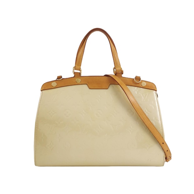 Louis Vuitton(LV) Brea Handbag Monogram Vernis MM — pre-owned, Vierlot