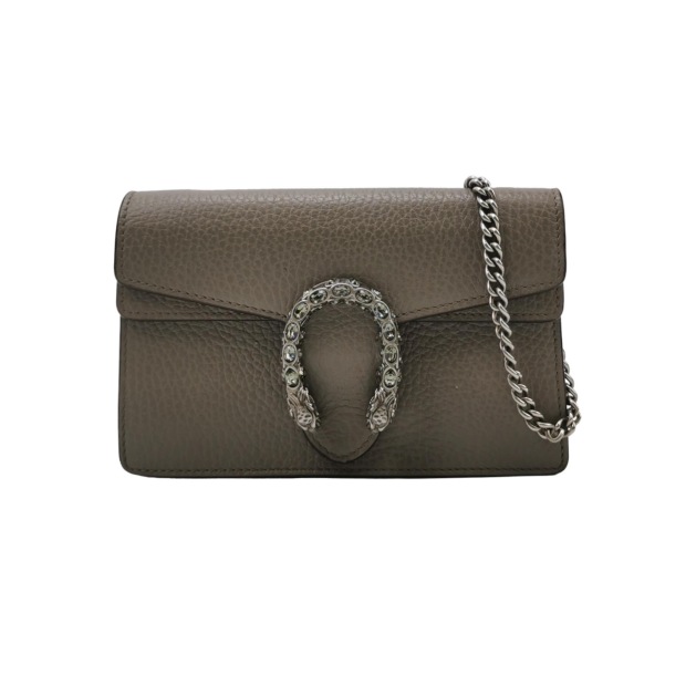 Gucci Dionysus Bag Leather Super Mini — pre-owned, Vierlot