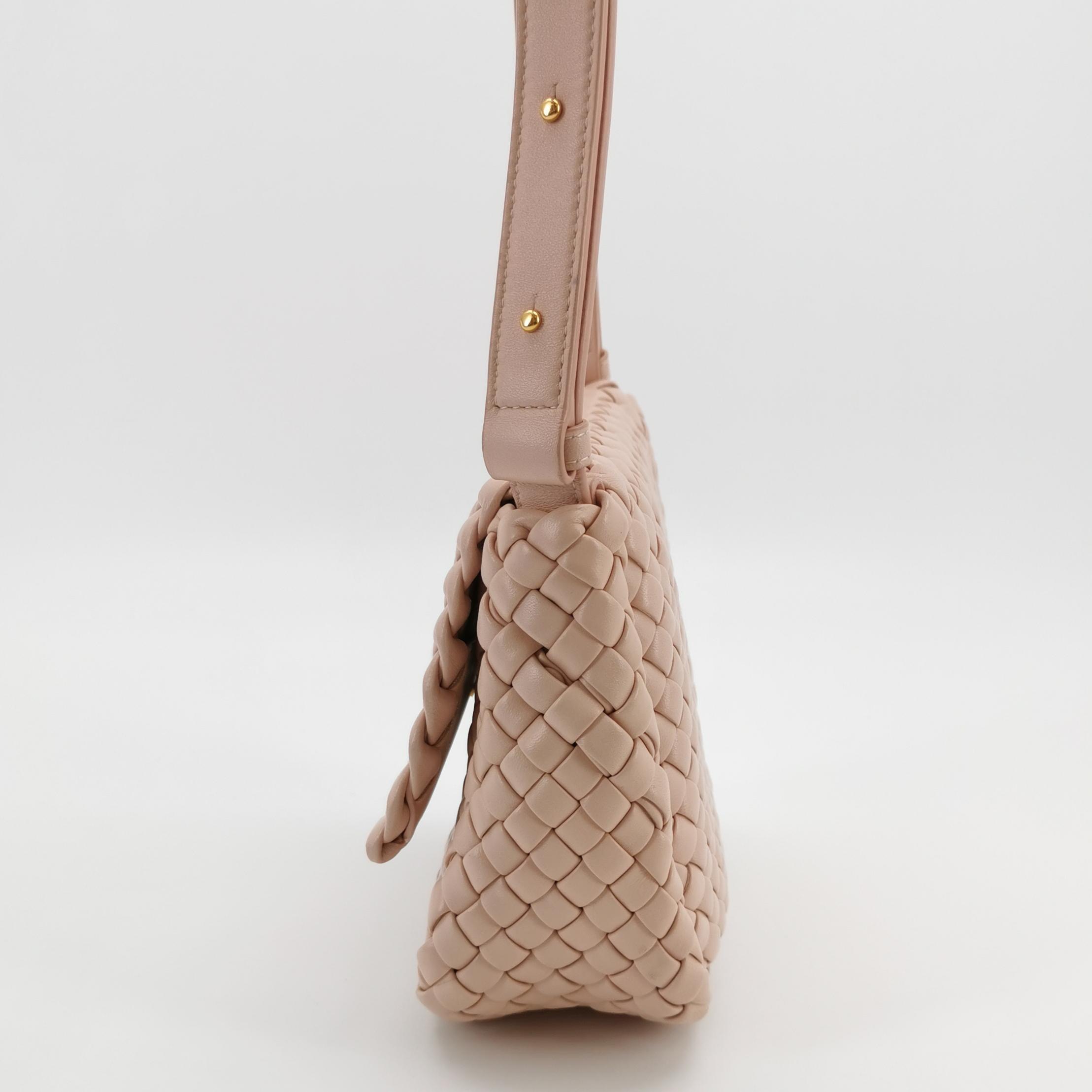 Bottega Veneta Cobble Flap Shoulder Bag Padded Intrecciato Leather Mini — photo 4 of 21