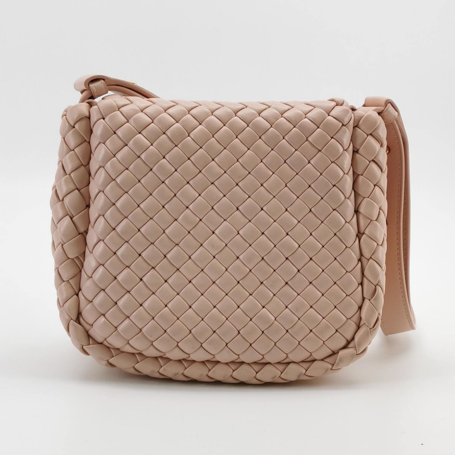 Bottega Veneta Cobble Flap Shoulder Bag Padded Intrecciato Leather Mini — photo 5 of 21