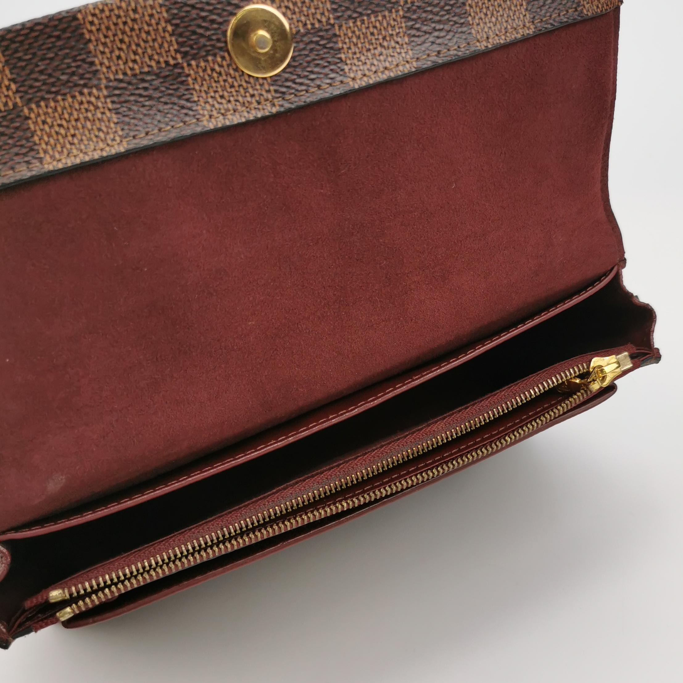 Louis Vuitton(LV) Vavin Chain Wallet NM Damier with Leather — photo 12 of 14