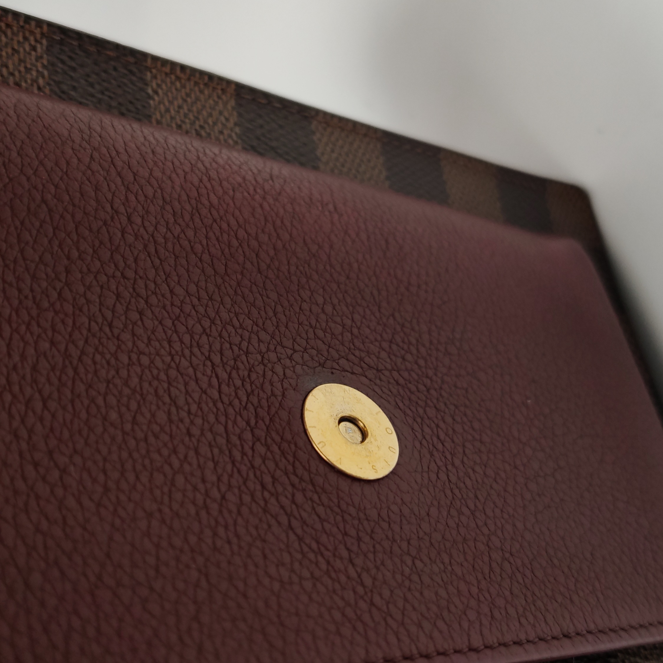 Louis Vuitton(LV) Vavin Chain Wallet NM Damier with Leather — photo 8 of 14