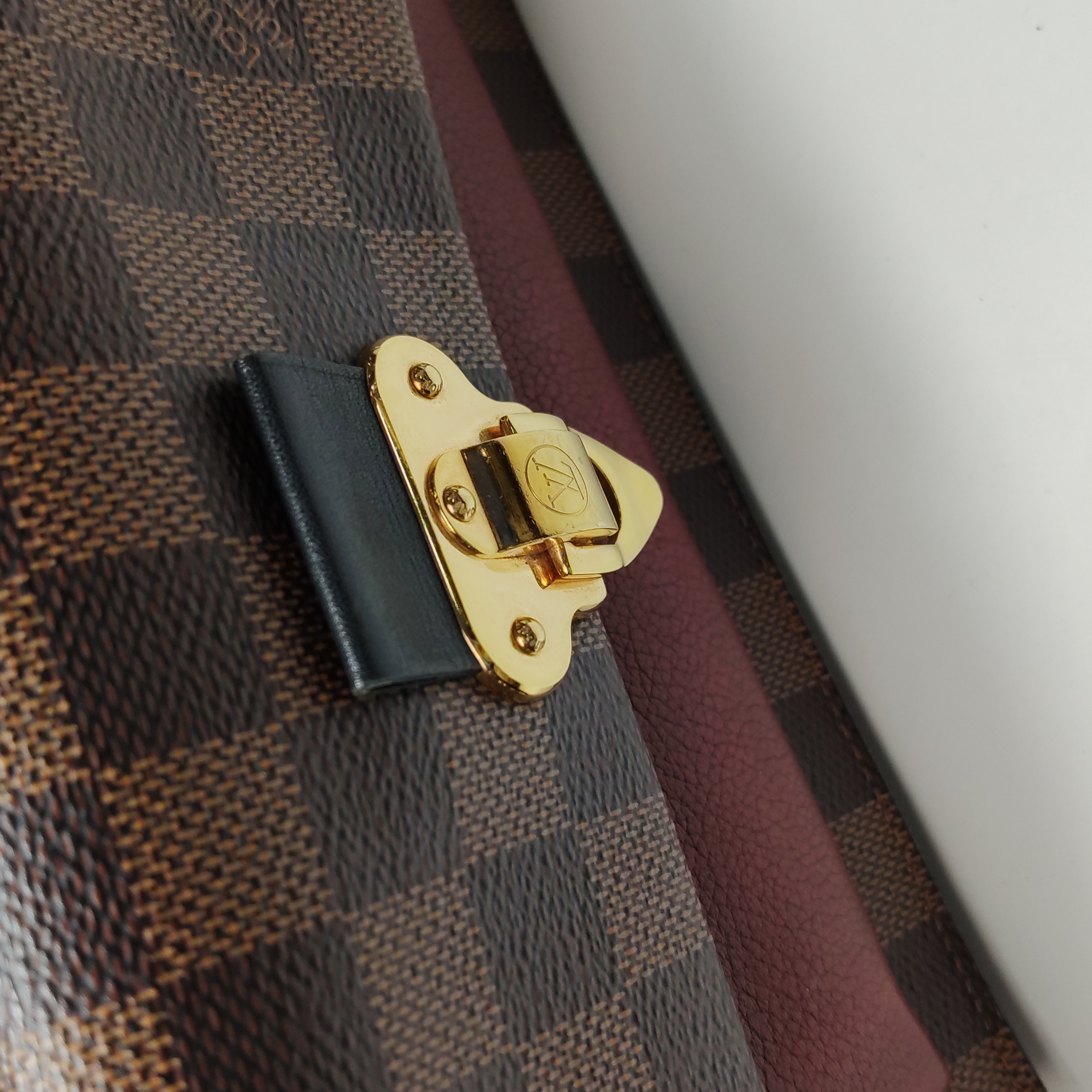 Louis Vuitton(LV) Vavin Chain Wallet NM Damier with Leather — photo 11 of 14