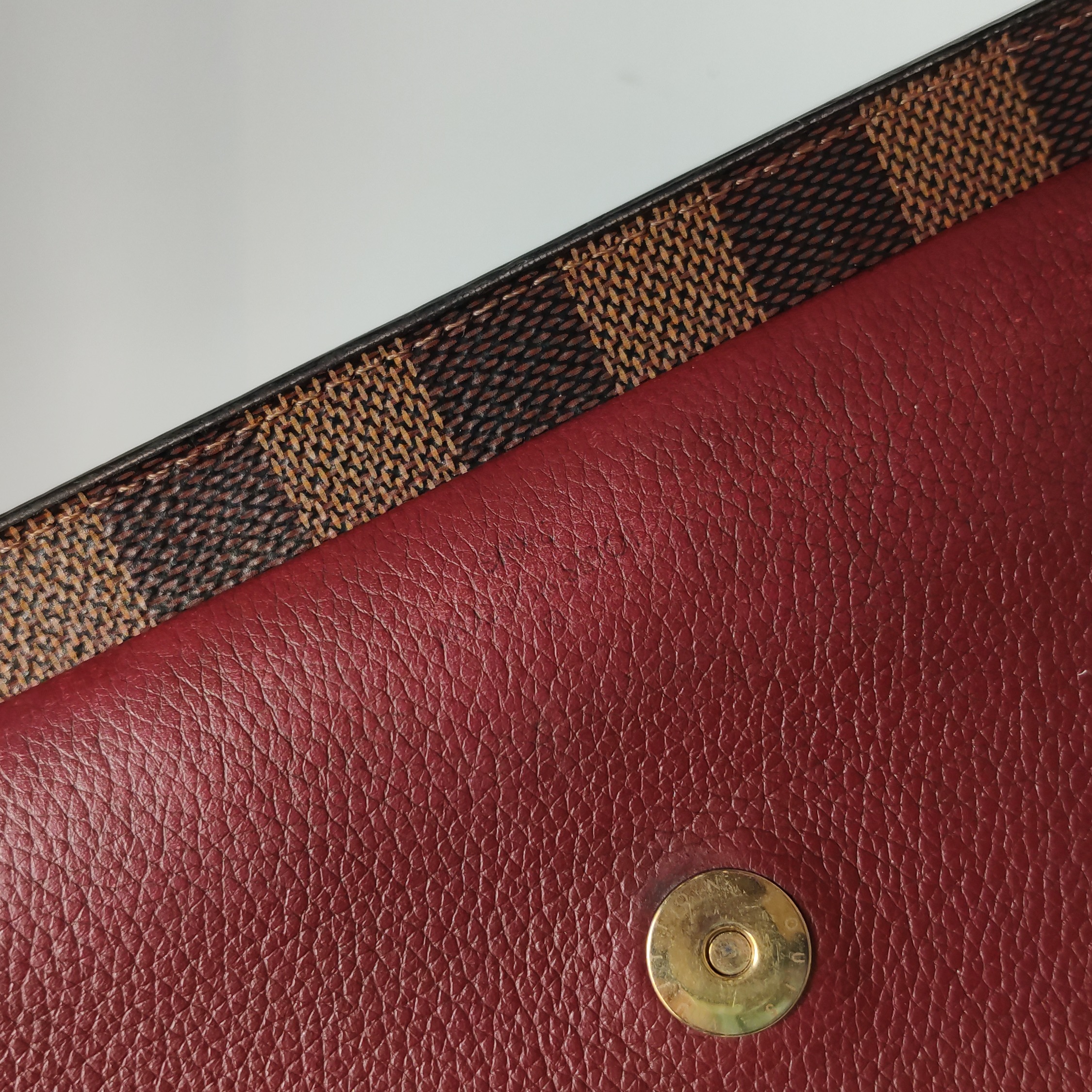 Louis Vuitton(LV) Vavin Chain Wallet NM Damier with Leather — photo 14 of 14