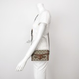 Gucci Horsebit 1955 Flap Crossbody Bag GG Coated Canvas Mini — thumbnail 2