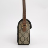 Gucci Horsebit 1955 Flap Crossbody Bag GG Coated Canvas Mini — thumbnail 5