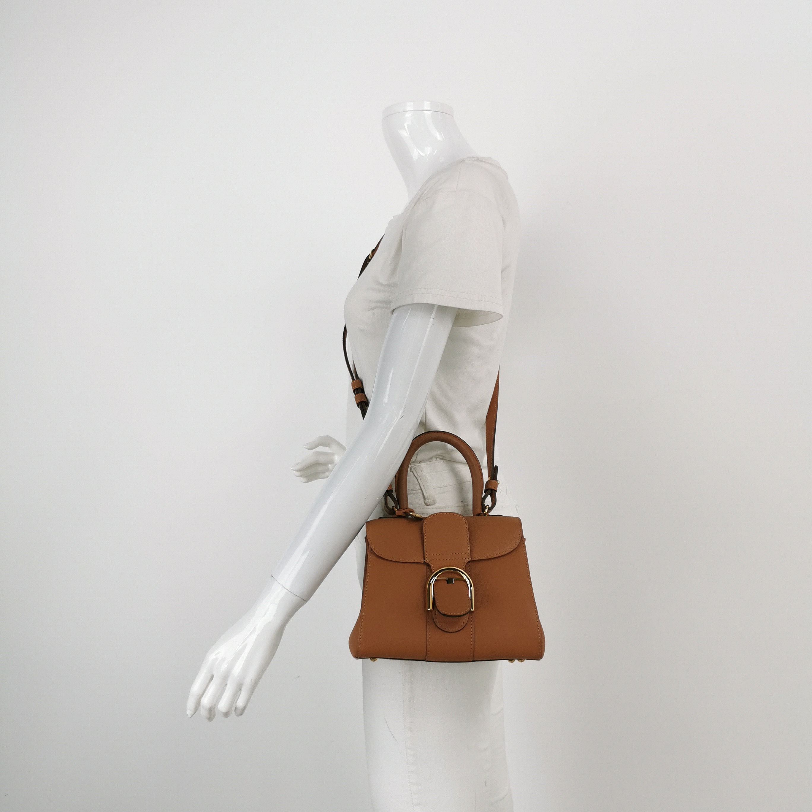 Delvaux Brillant Top Handle Bag Leather Mini — alternate view