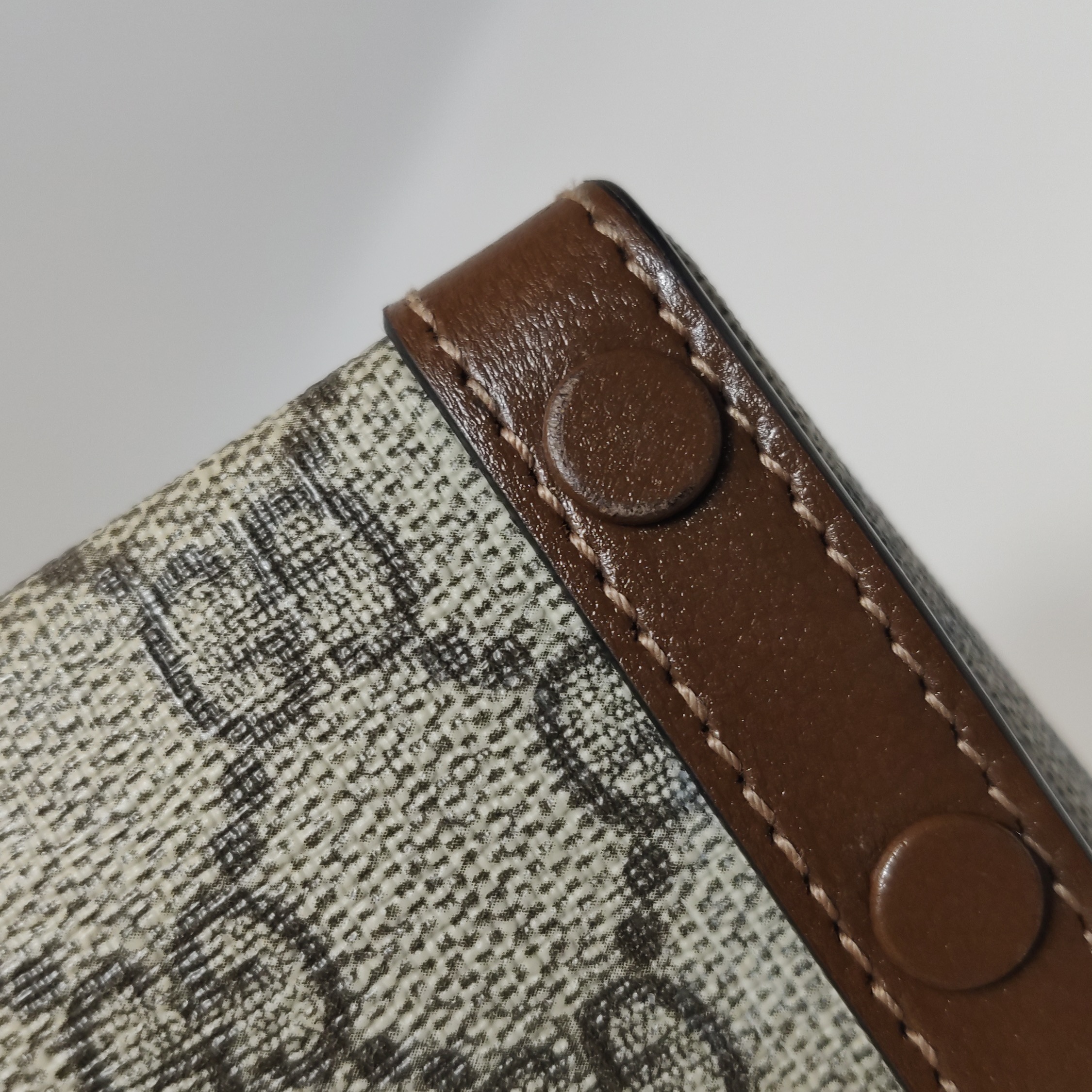 Gucci Horsebit 1955 Flap Crossbody Bag GG Coated Canvas Mini — photo 14 of 19