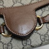 Gucci Horsebit 1955 Flap Crossbody Bag GG Coated Canvas Mini — thumbnail 17