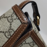 Gucci Horsebit 1955 Flap Crossbody Bag GG Coated Canvas Mini — thumbnail 16