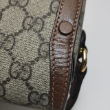 Gucci Horsebit 1955 Flap Crossbody Bag GG Coated Canvas Mini — thumbnail 18
