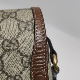 Gucci Horsebit 1955 Flap Crossbody Bag GG Coated Canvas Mini — thumbnail 15