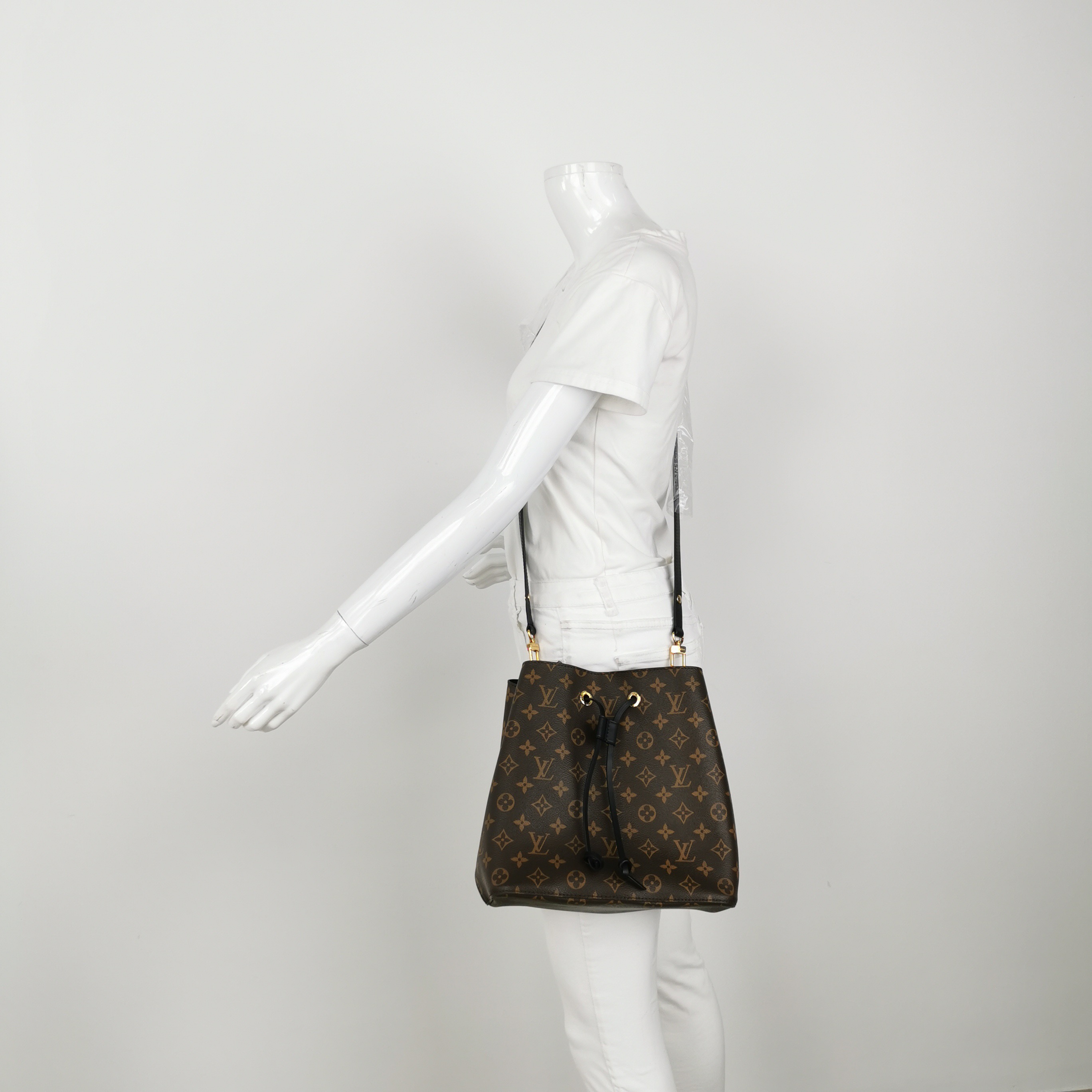 Louis Vuitton(LV) NeoNoe Handbag Monogram Canvas with Leather MM — alternate view