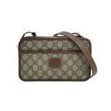 Gucci Interlocking G Patch Camera Bag GG Coated Canvas Mini — thumbnail 1