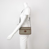Gucci Interlocking G Patch Camera Bag GG Coated Canvas Mini — thumbnail 2
