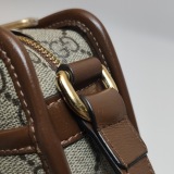 Gucci Interlocking G Patch Camera Bag GG Coated Canvas Mini — thumbnail 14