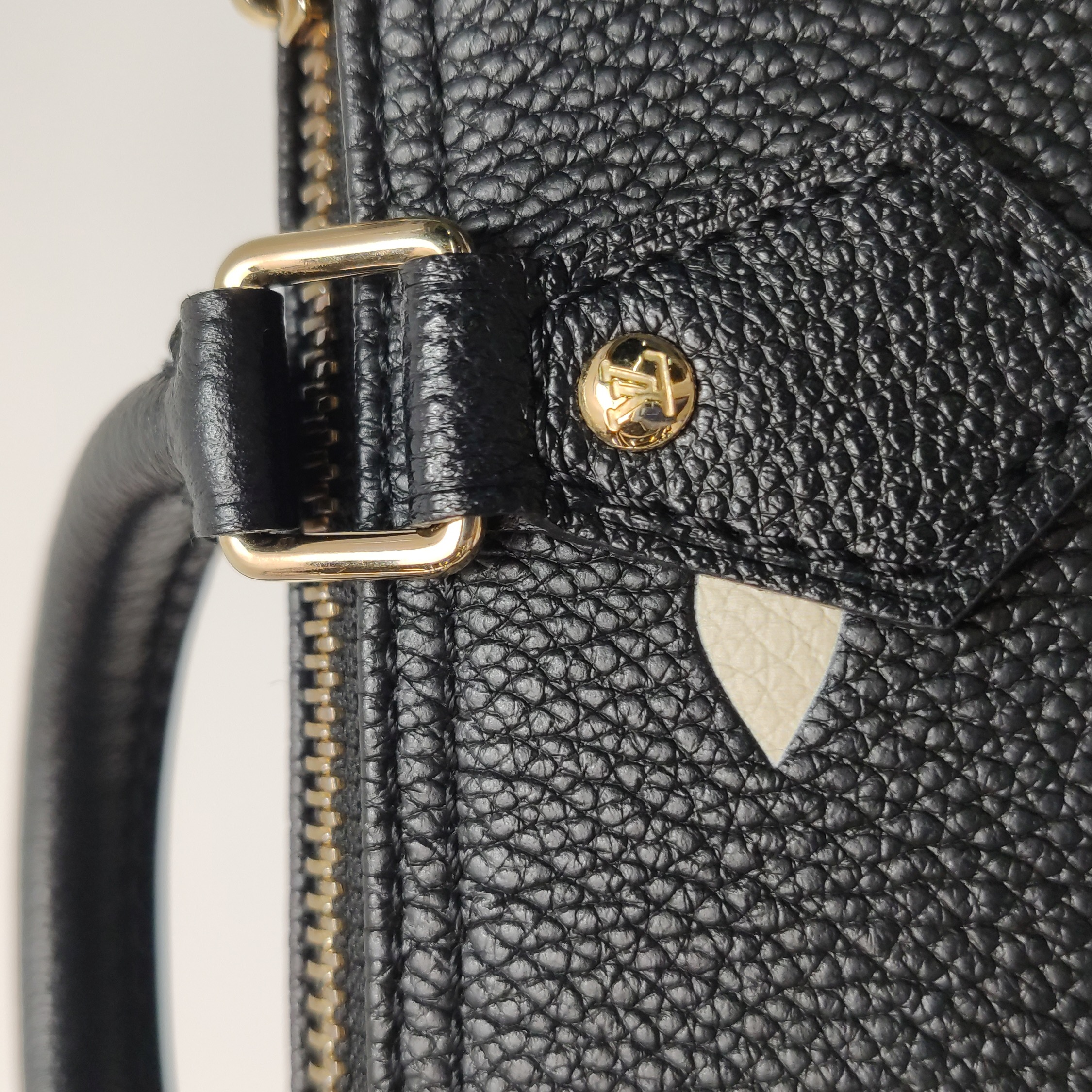 Louis Vuitton(Lv) Speedy Bandouliere NM Bag Bicolor Monogram Empreinte Giant Nano — photo 13 of 14