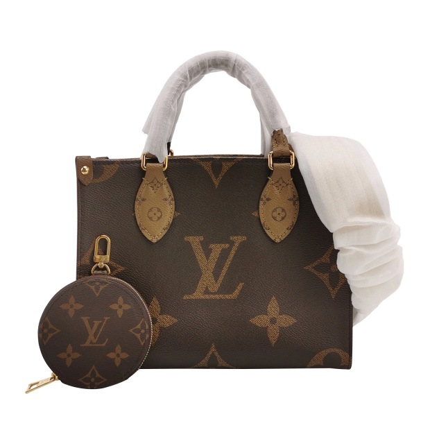 Louis Vuitton(LV) OnTheGo Tote Reverse Monogram Giant PM — pre-owned, Vierlot