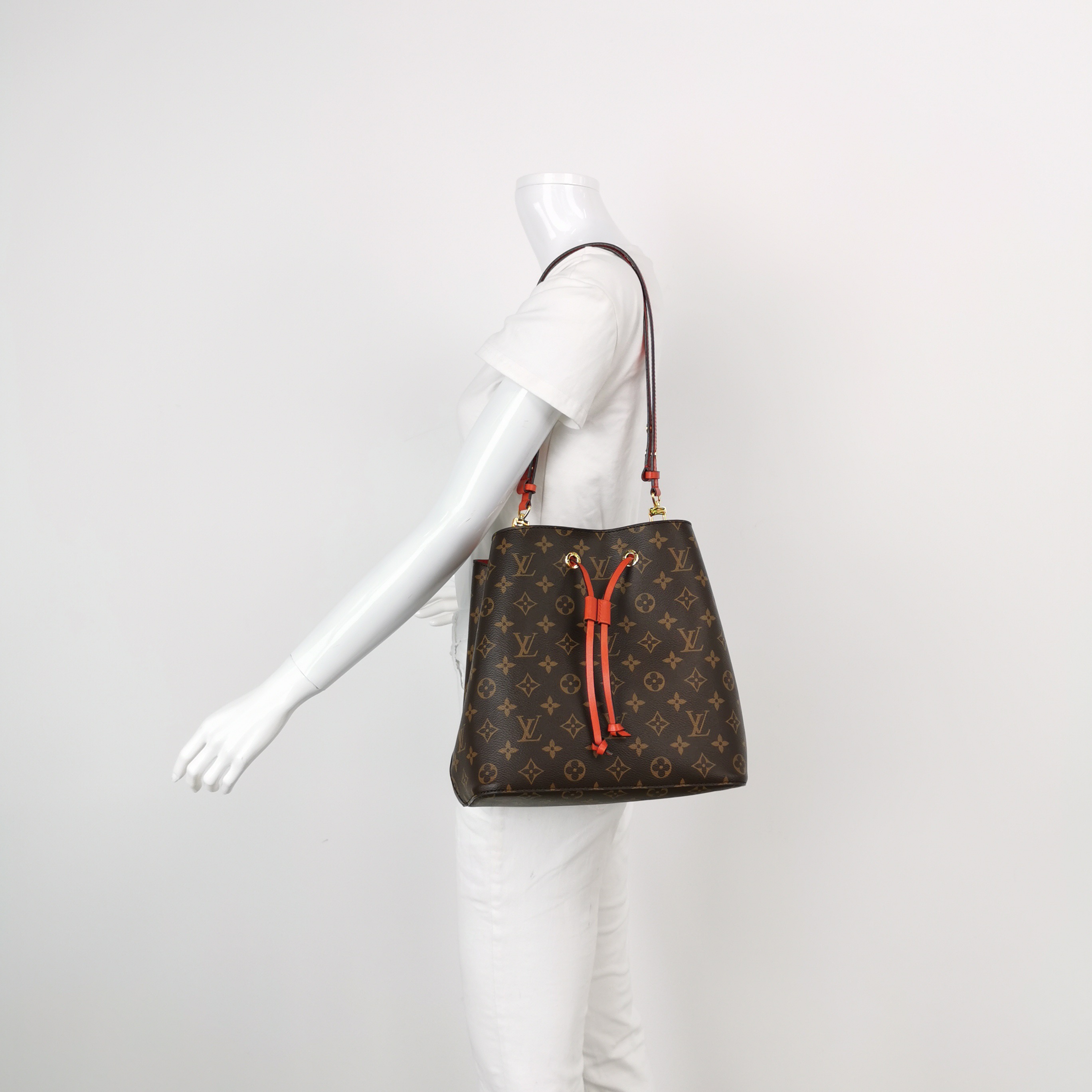 Louis Vuitton(LV) NeoNoe Handbag Monogram Canvas with Leather MM — alternate view