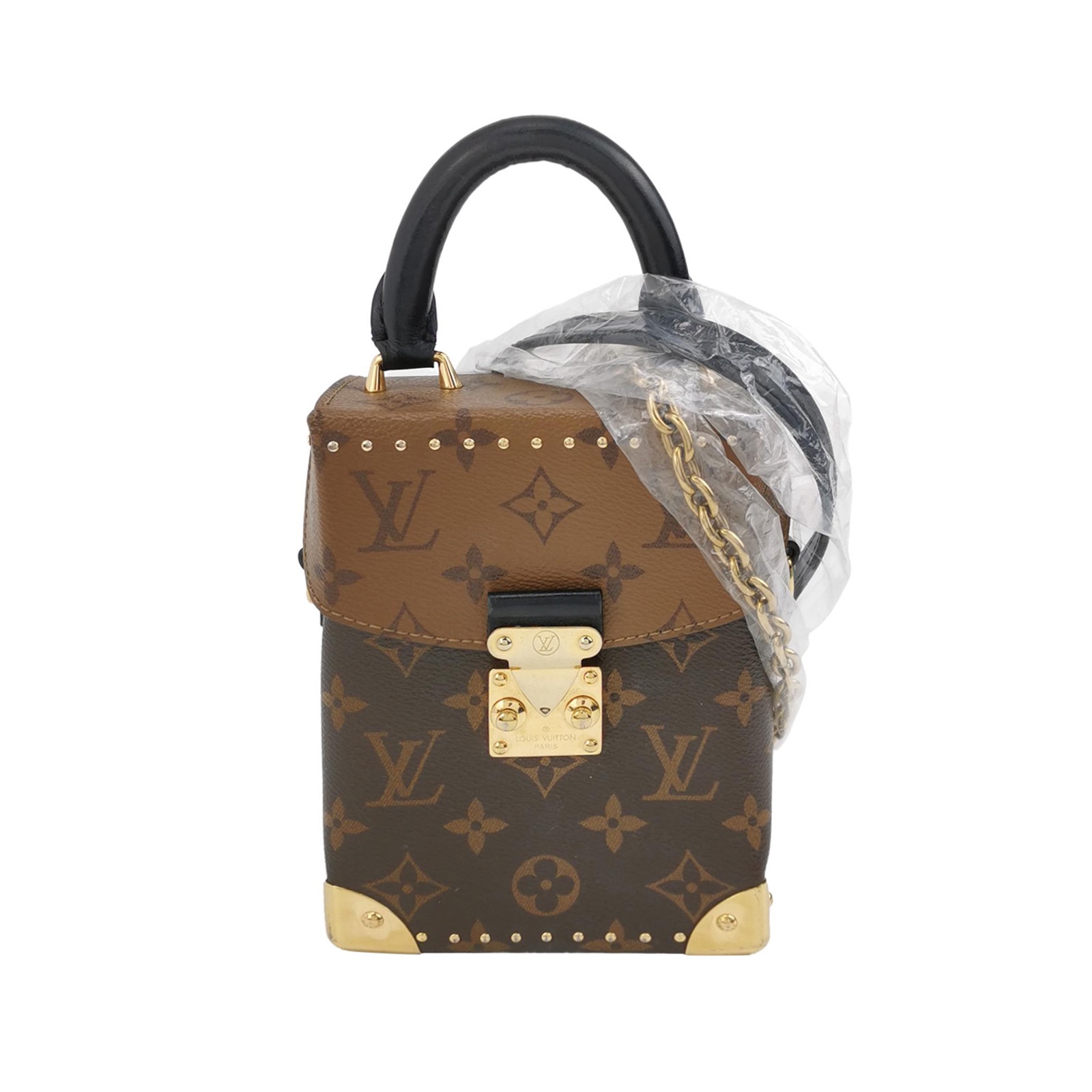 Louis Vuitton(Lv) Camera Box NM Handbag Studded Reverse Monogram Canvas — photo 1 of 23