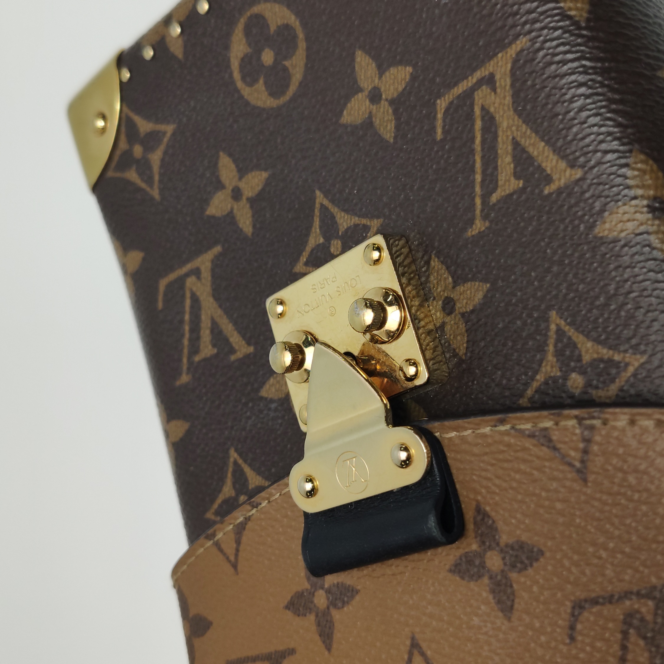 Louis Vuitton(Lv) Camera Box NM Handbag Studded Reverse Monogram Canvas — photo 9 of 23