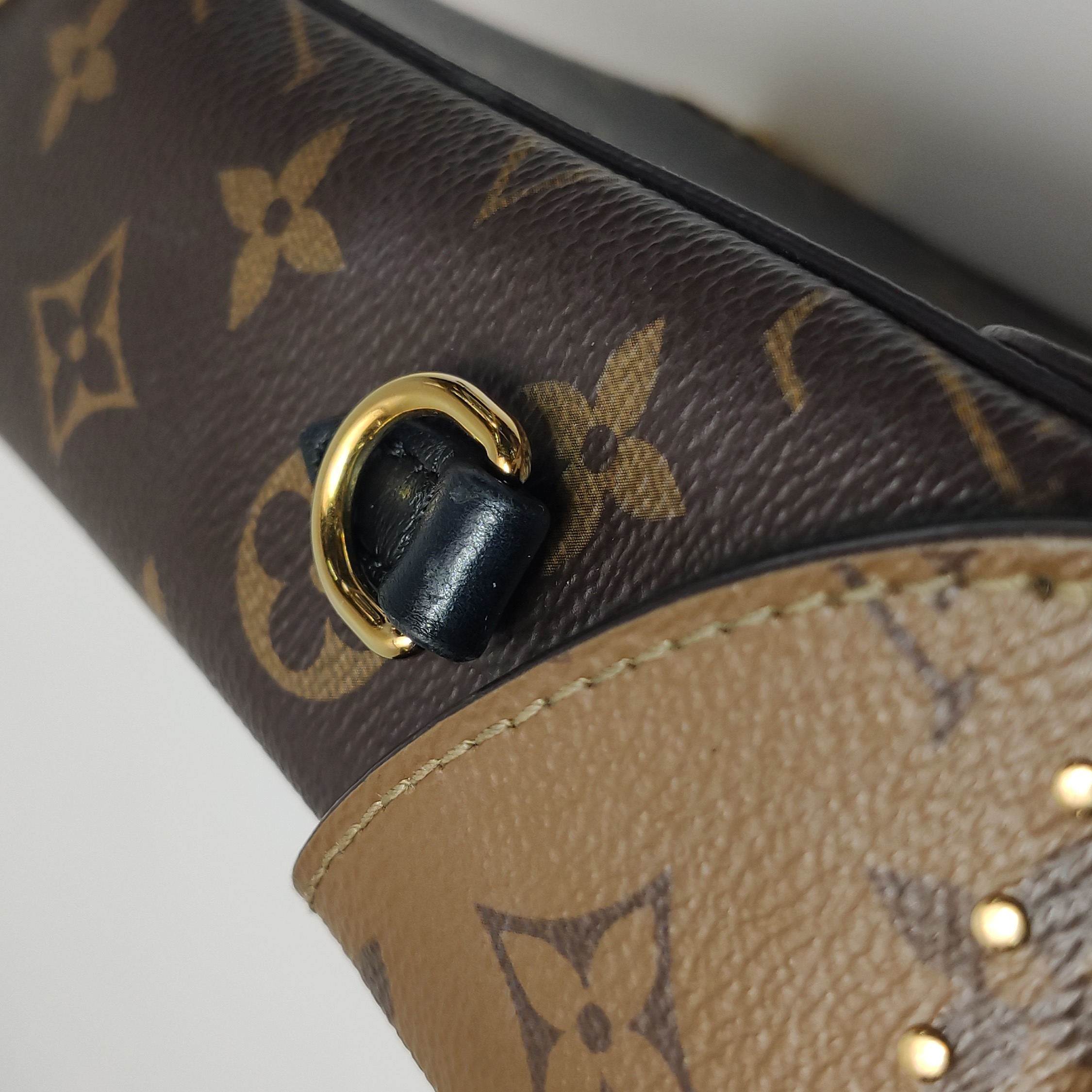 Louis Vuitton(Lv) Camera Box NM Handbag Studded Reverse Monogram Canvas — photo 13 of 23