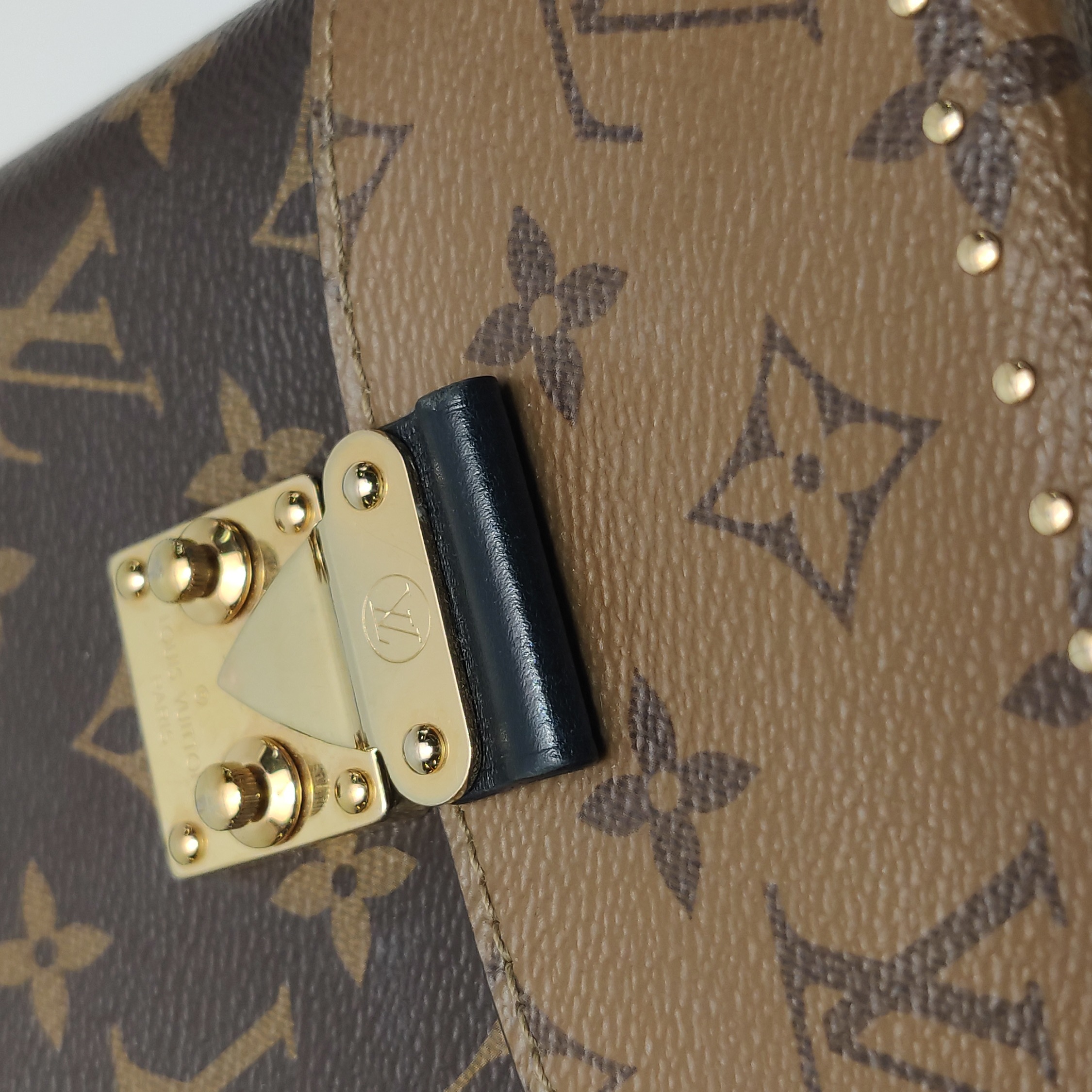 Louis Vuitton(Lv) Camera Box NM Handbag Studded Reverse Monogram Canvas — photo 10 of 23