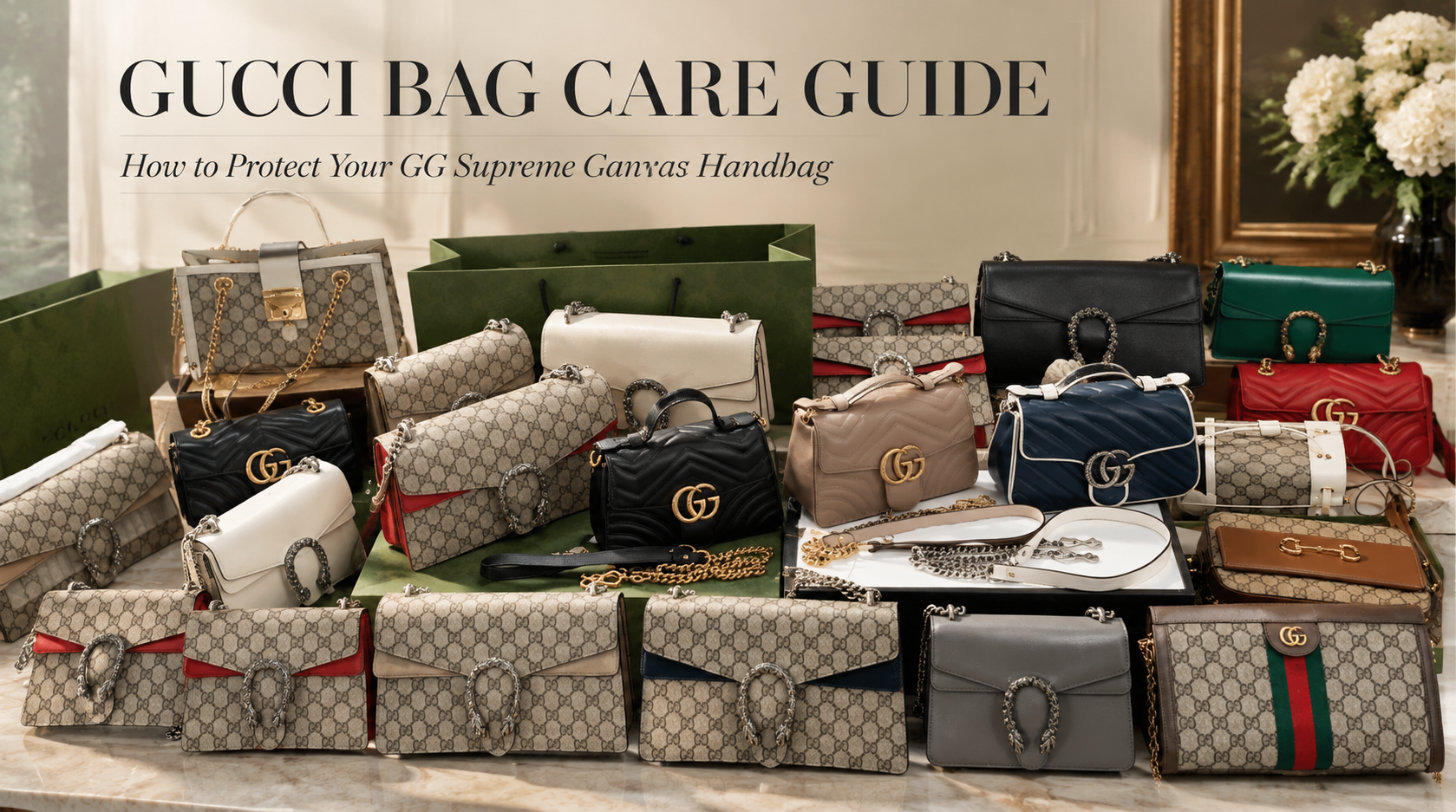 How to Care for Gucci GG Supreme Canvas Bags: Cleaning, Storage & Maintenance Guide