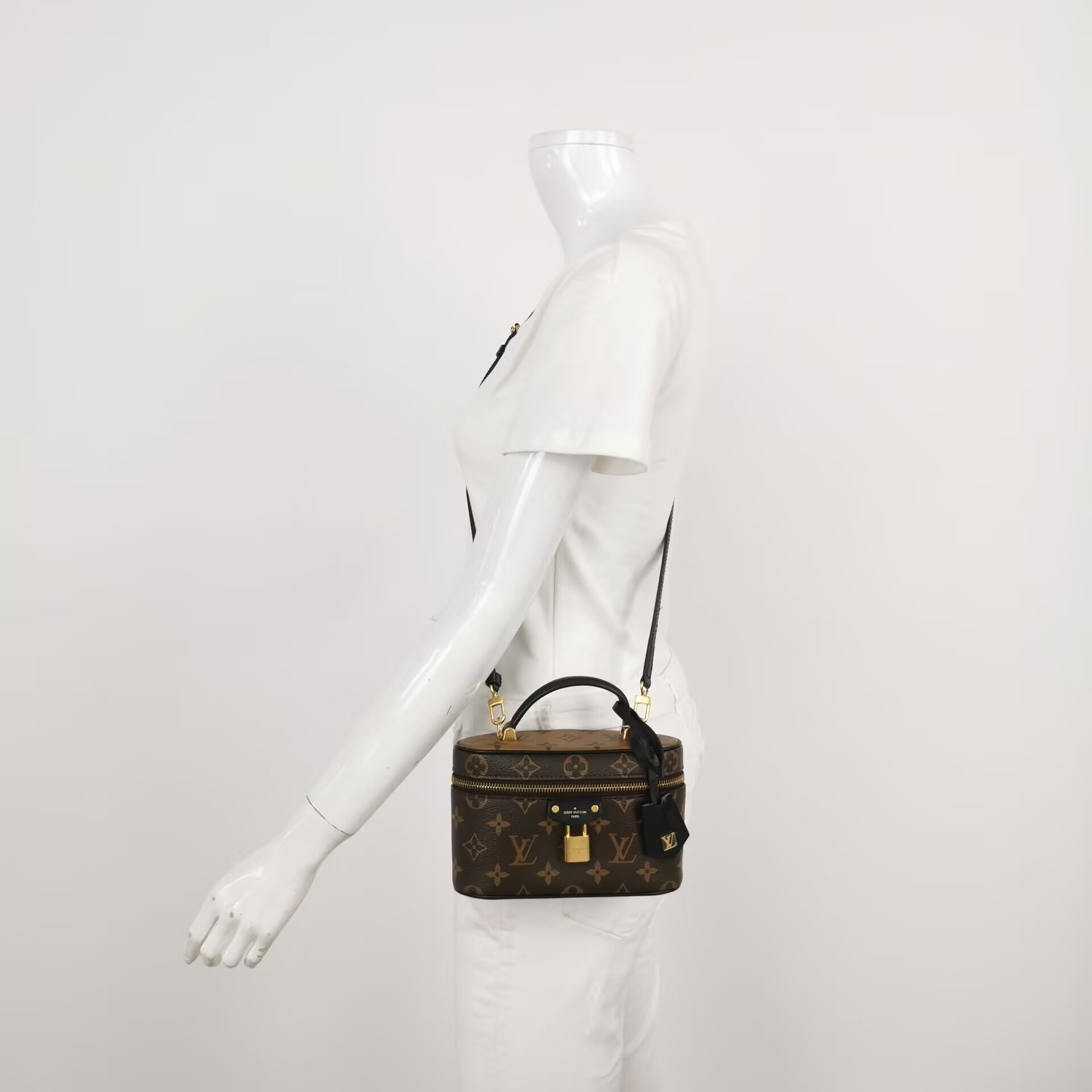 Louis Vuitton(LV) Vanity Handbag Reverse Monogram Canvas — alternate view