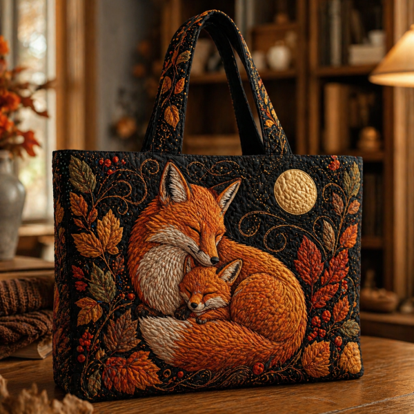 Herbsttasche Fuchsmama mit Baby