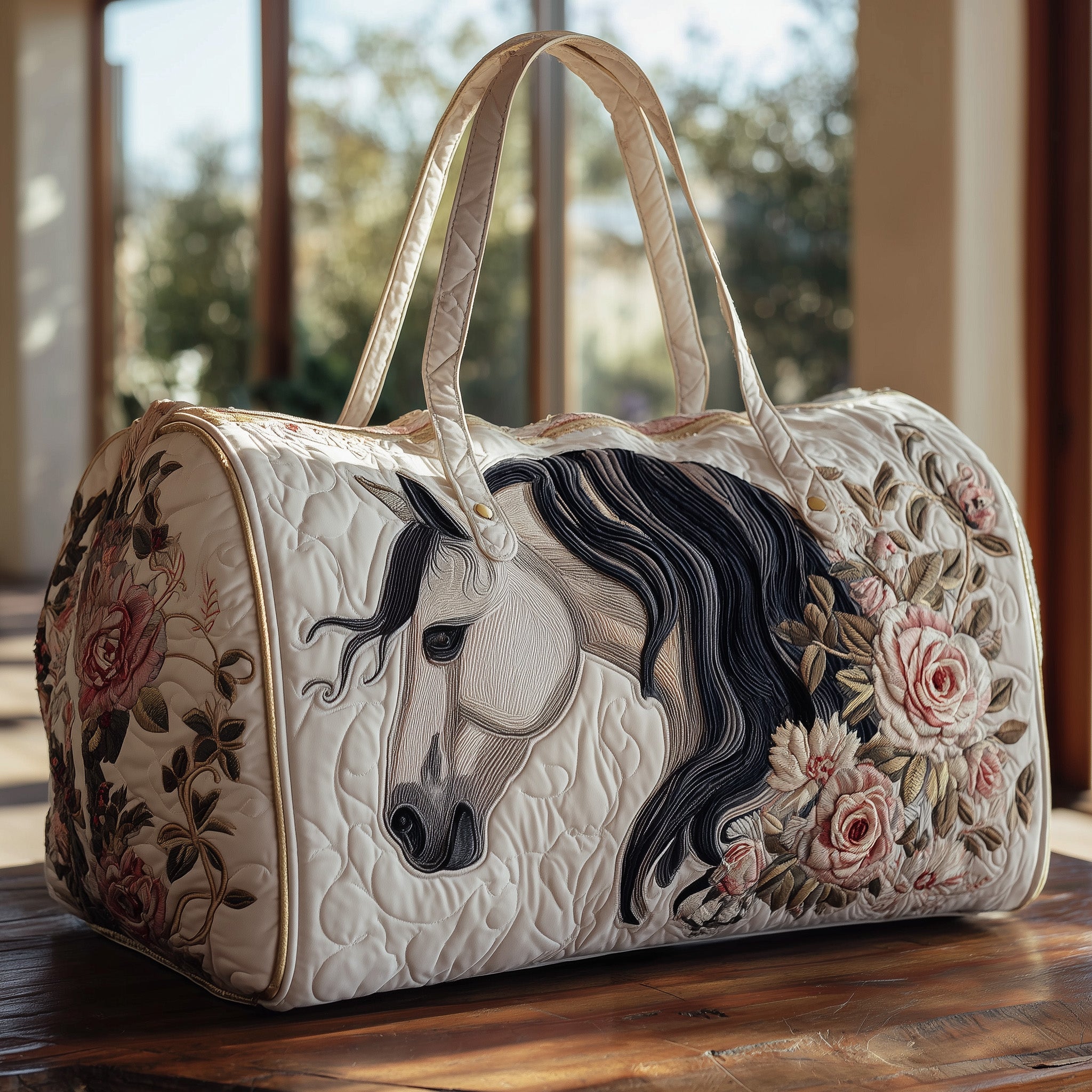 Majestic Horse Quilt Duffle Bag GFTOHD9284