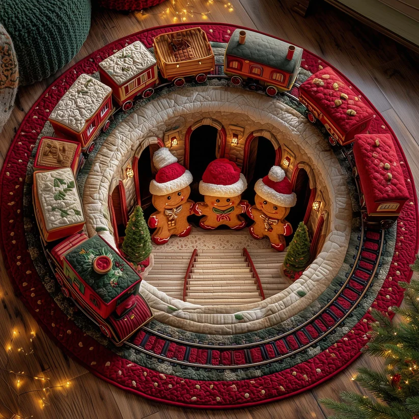 Jolly Workshop Quilted Round Mat