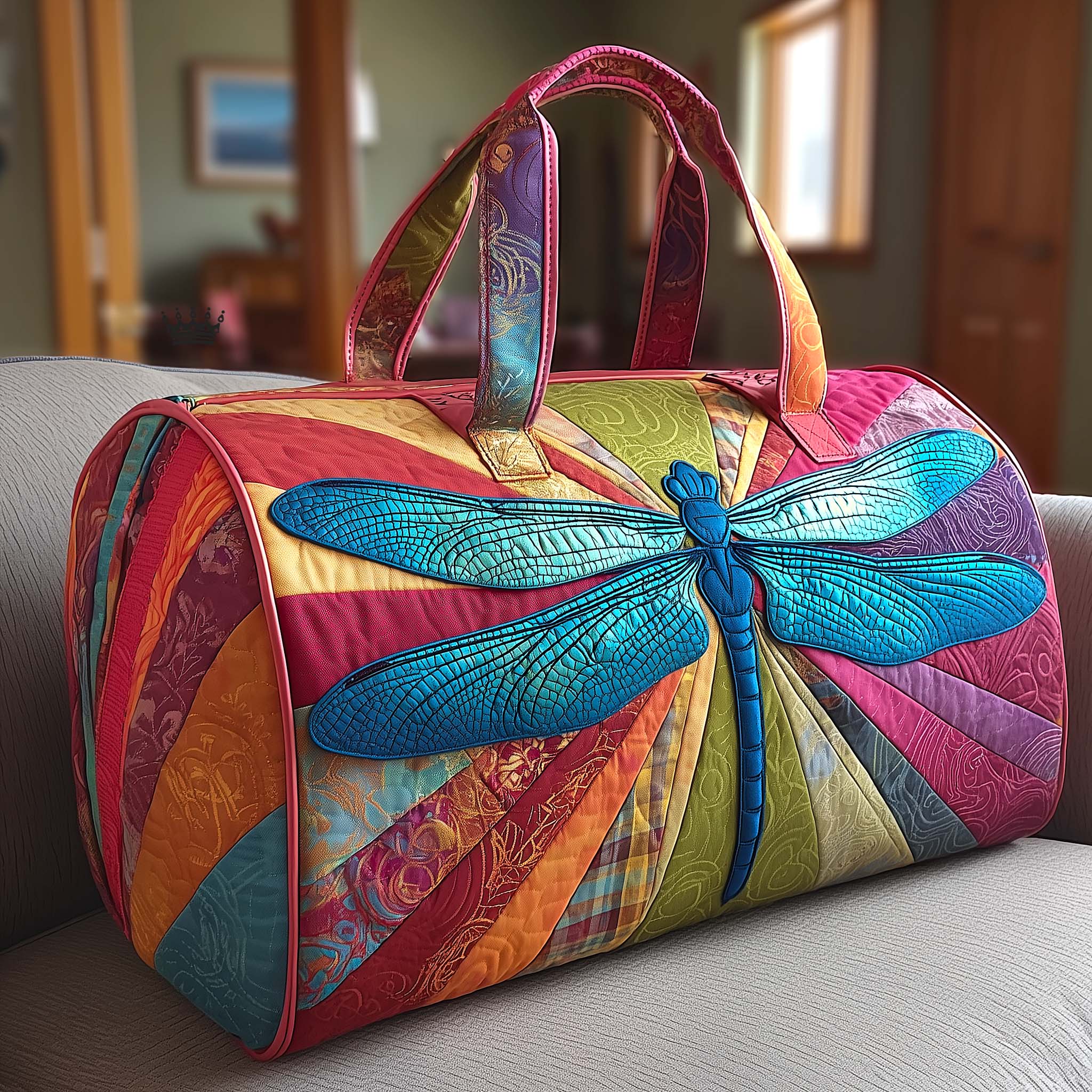 Mystic Wings Quilted Duffle Bag GFTOTP17405