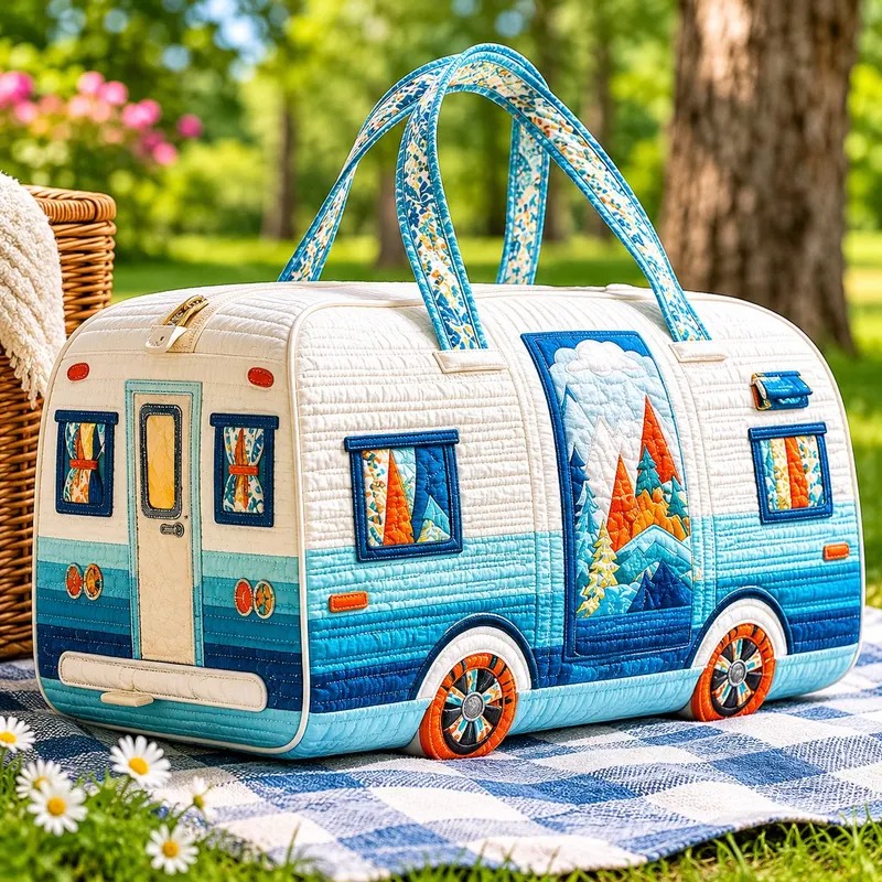 Mountain Camper Quilted Duffle Bag