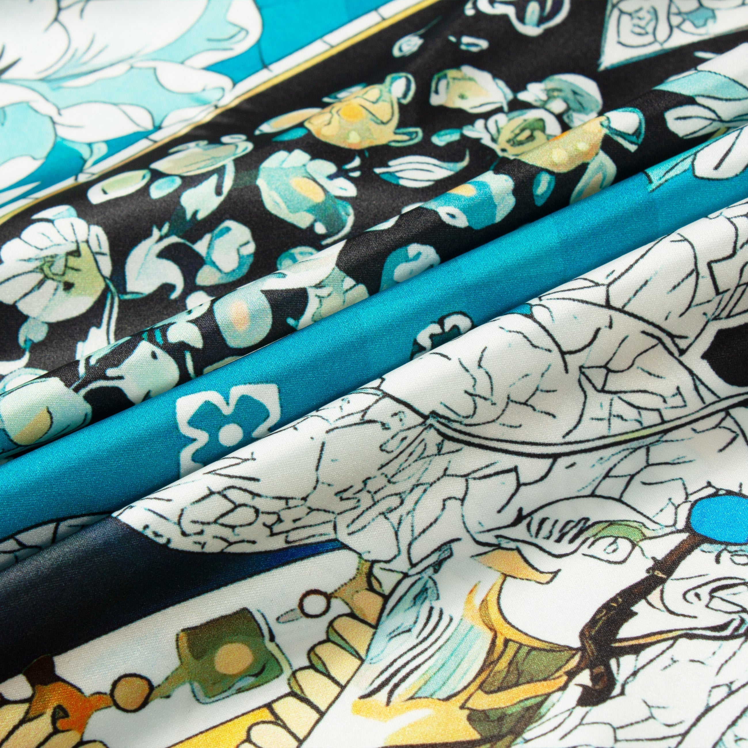 Architecture Pattern Short Sleeve Shirt in Green Jonvidesign