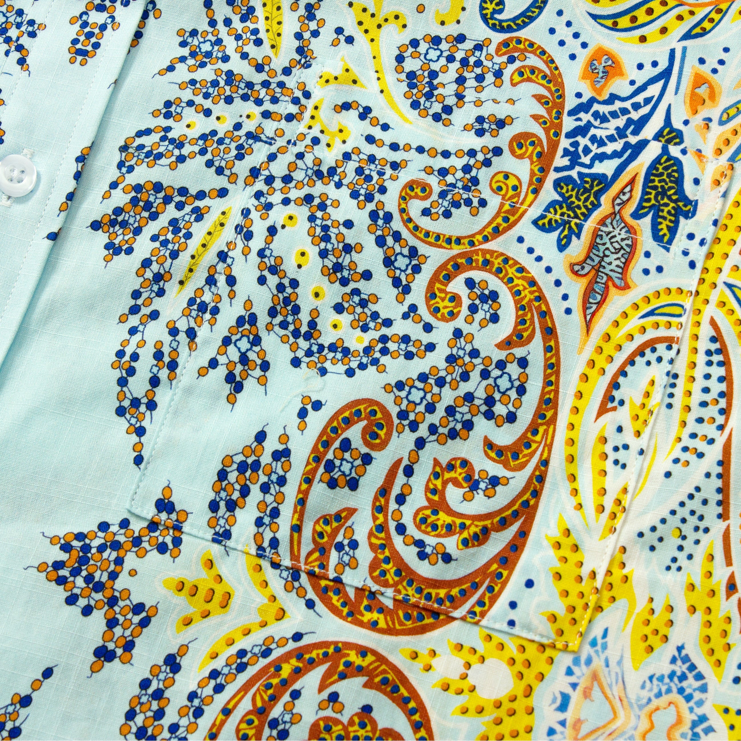 Classic Paisley Pattern Short Sleeve Camp Shirt Jonvidesign