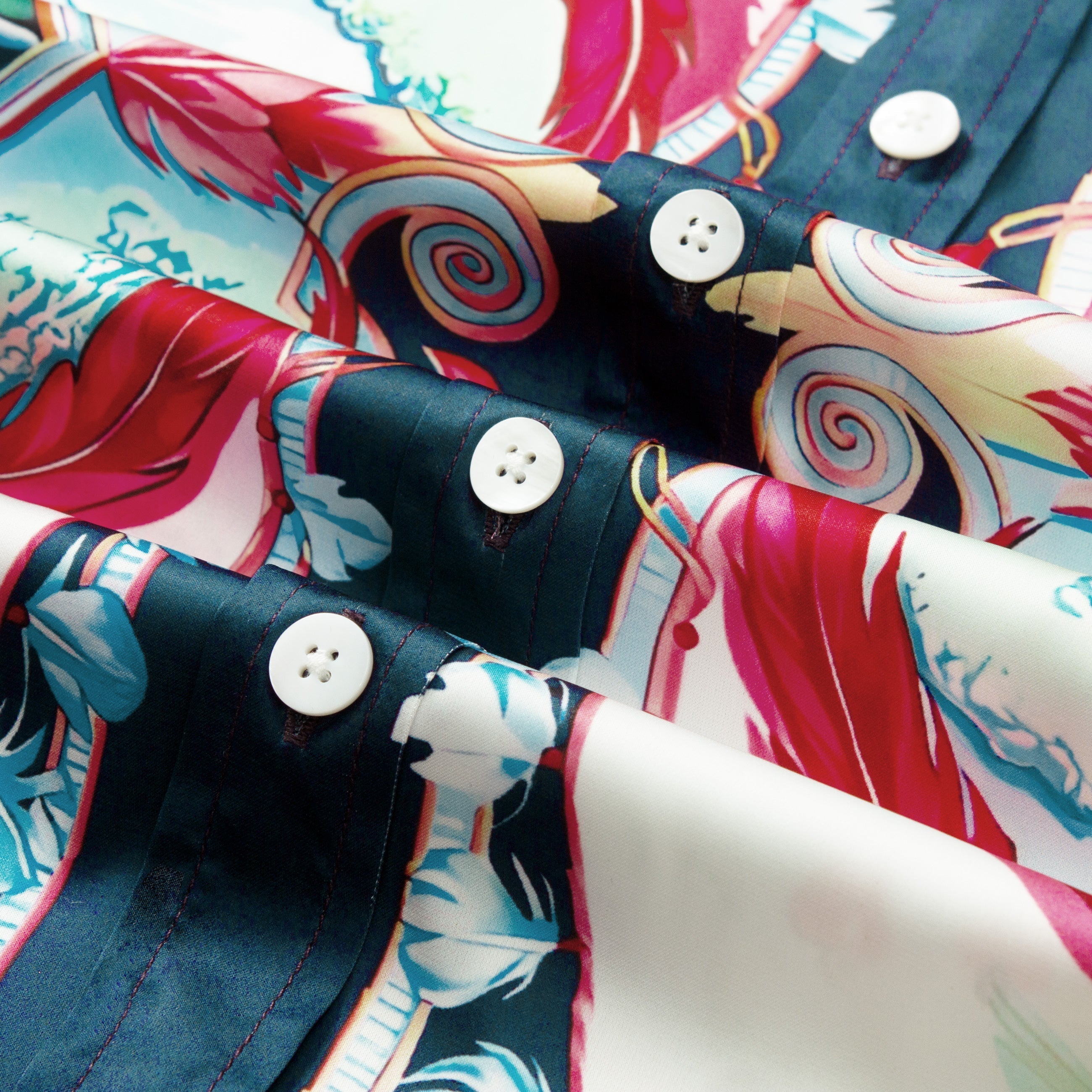 Floral Tropical Butterfly Pattern Short Sleeve Shirt Jonvidesign